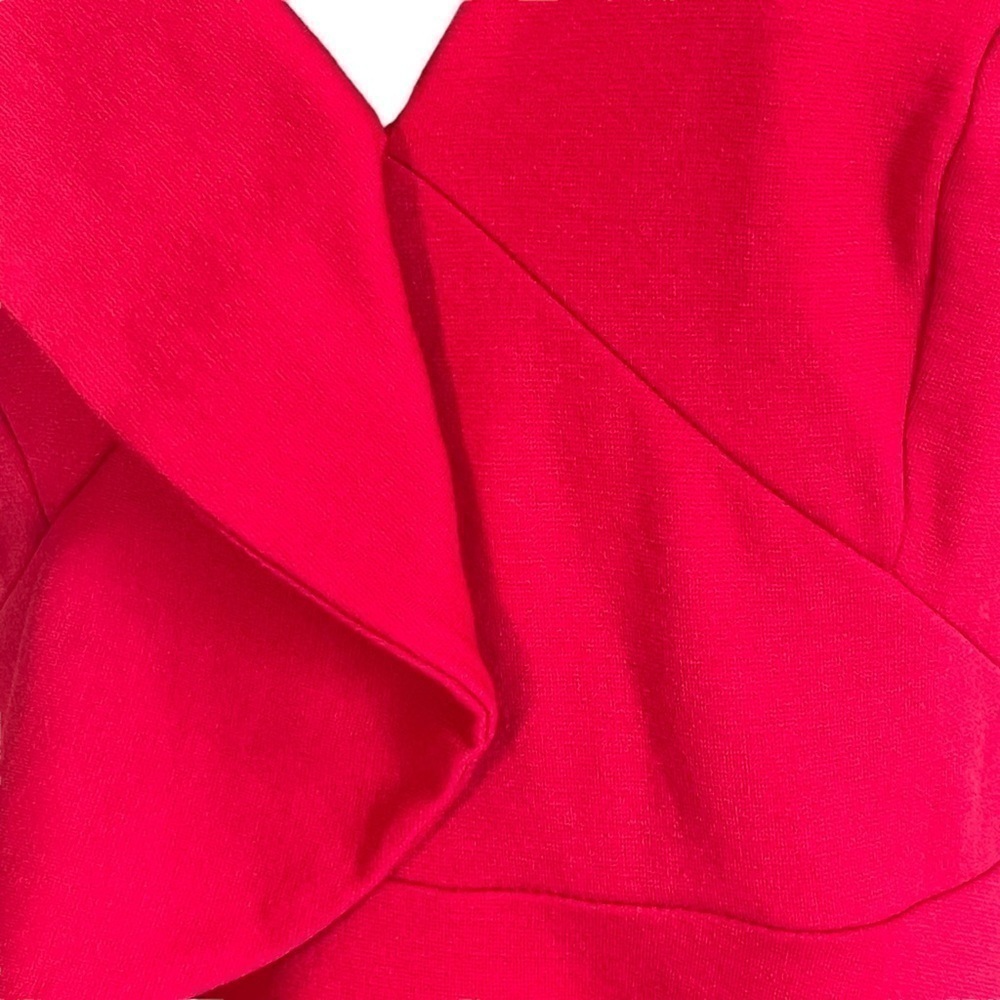 Euc Lulus formal/dressy sleeveless top, red, size medium. - Picture 3 of 12
